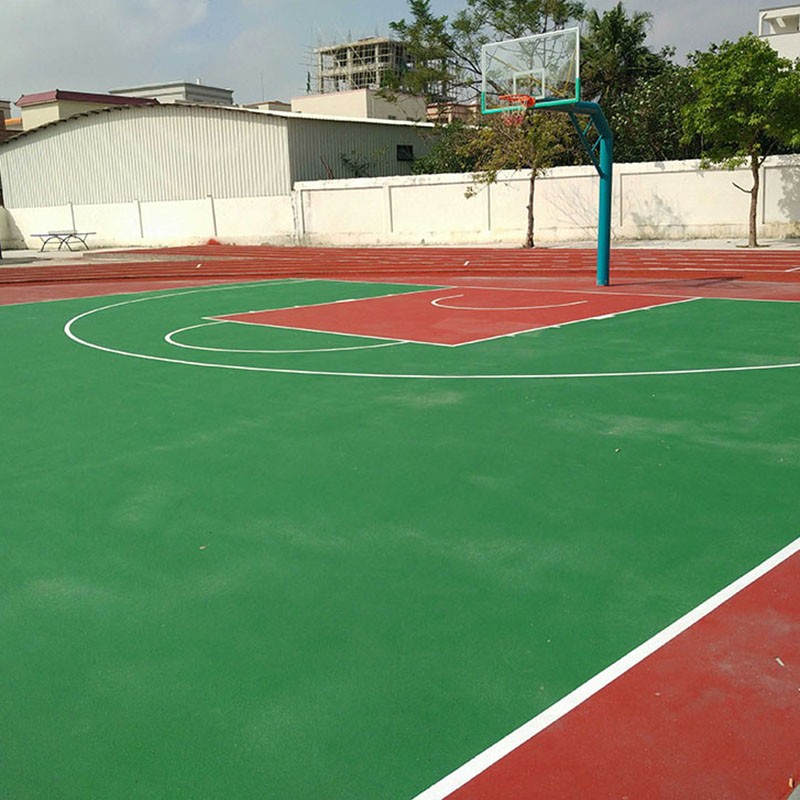 EPDM篮球场建设,篮球场EPDM材料平方造价