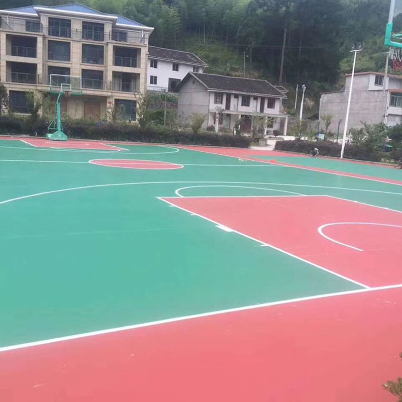pvc塑胶球场,塑胶PVC球场标准施工案例