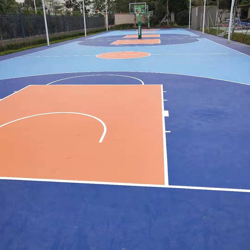 南昌丙烯酸球场,丙烯酸篮球场建设施工