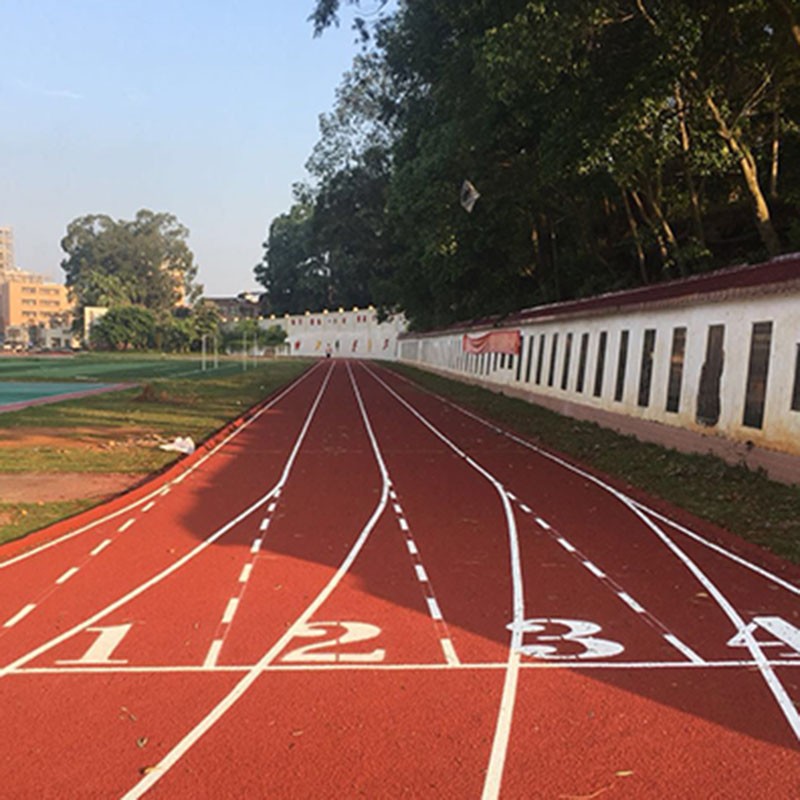 公园塑胶跑道250m，公园250米塑胶跑道材料标准造价
