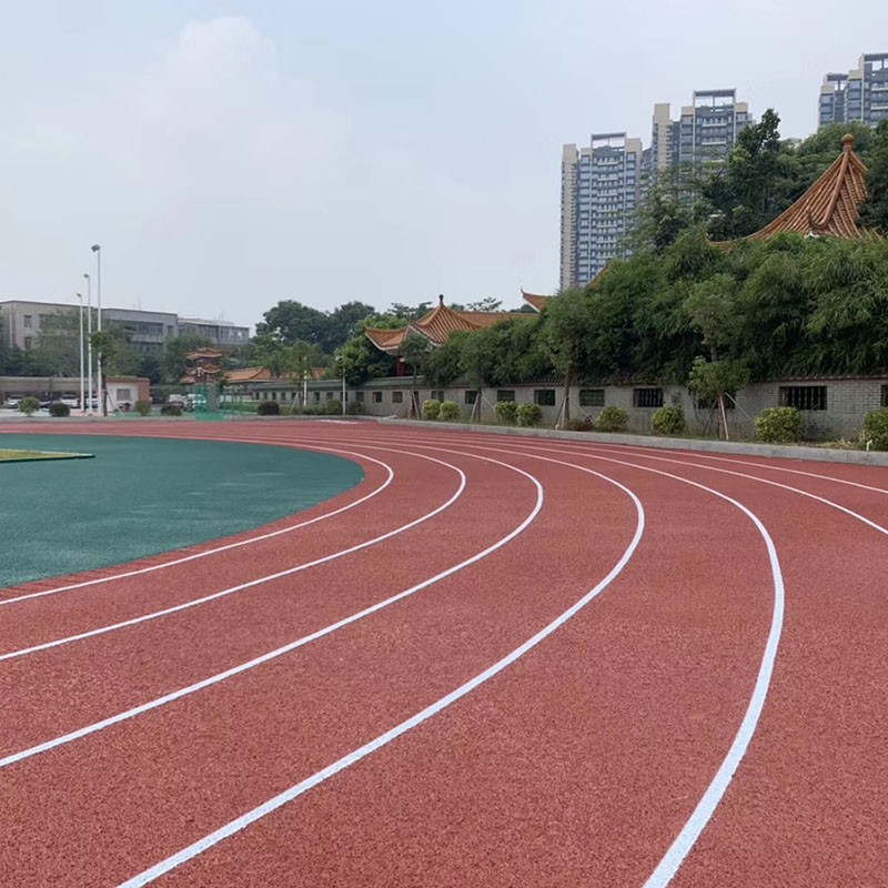小区250米塑胶跑道,小区建设250m塑胶跑道价钱