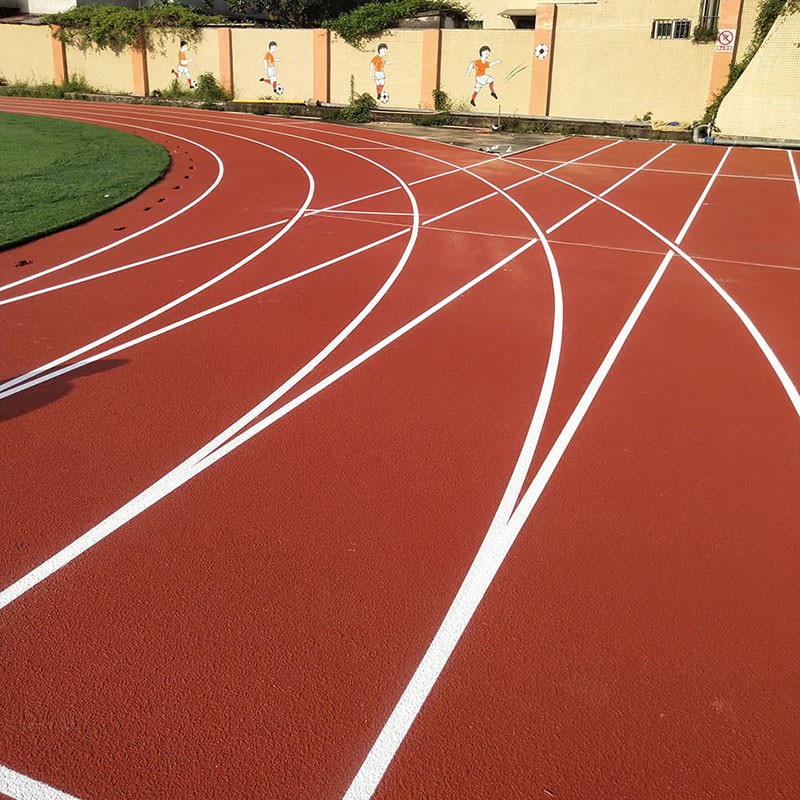 公司塑胶跑道200米,公司200m塑胶跑道材料报价