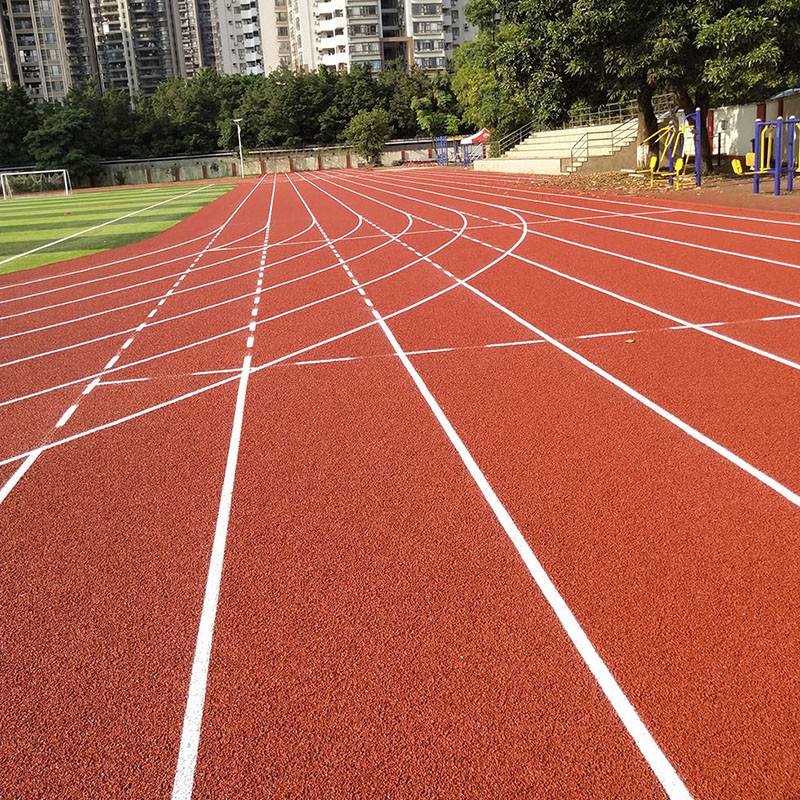 工厂塑胶跑道150米,工厂150m塑胶跑道施工费用