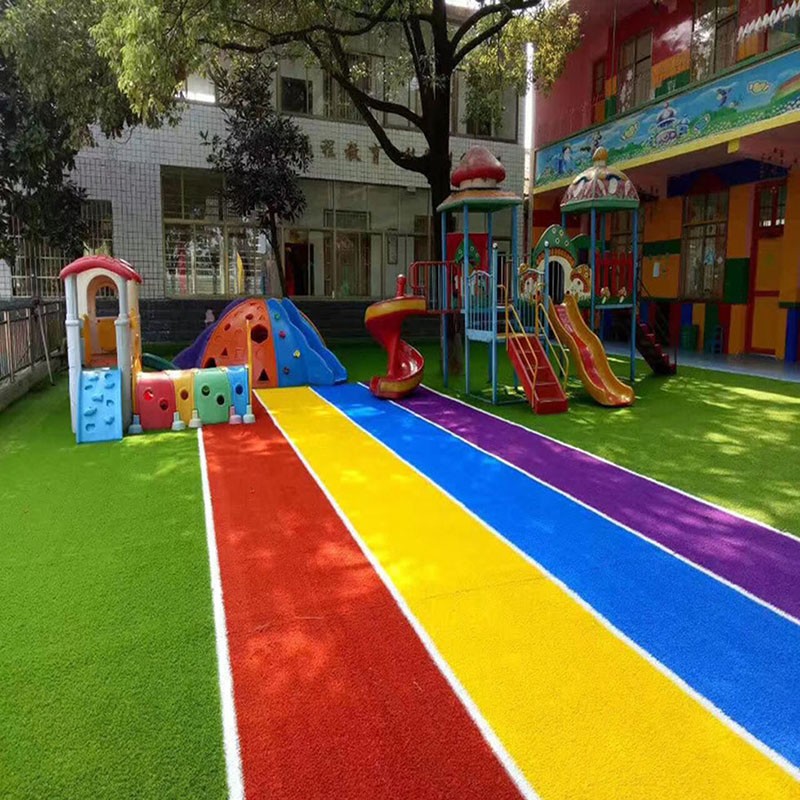 幼儿园塑胶跑道 幼儿园地面材料施工