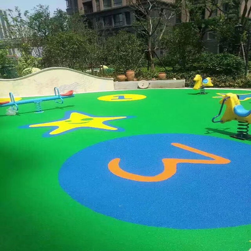 幼儿园塑胶操场 幼儿园地面地胶施工方案