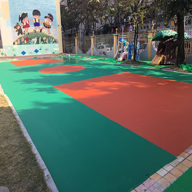 惠城幼儿园塑胶地板 幼儿园epdm颗粒篮球场