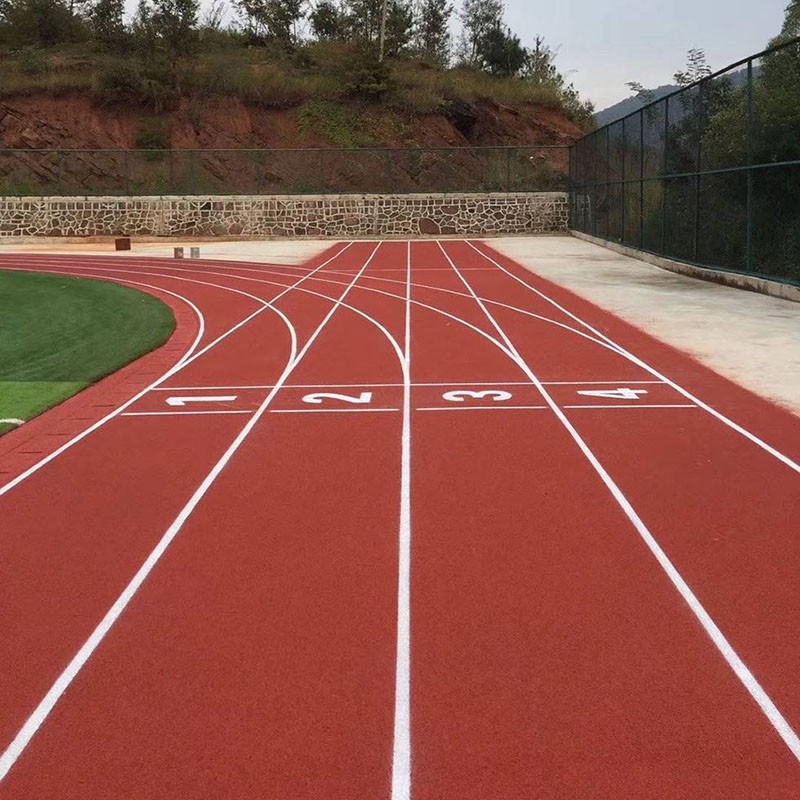 昌平塑胶跑道材料造价 塑胶跑道施工工序
