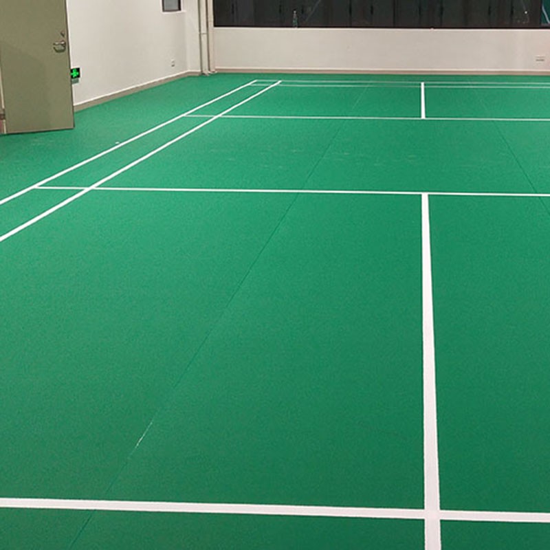东城pvc羽毛球场造价 羽毛球场铺设PVC材料施工工序