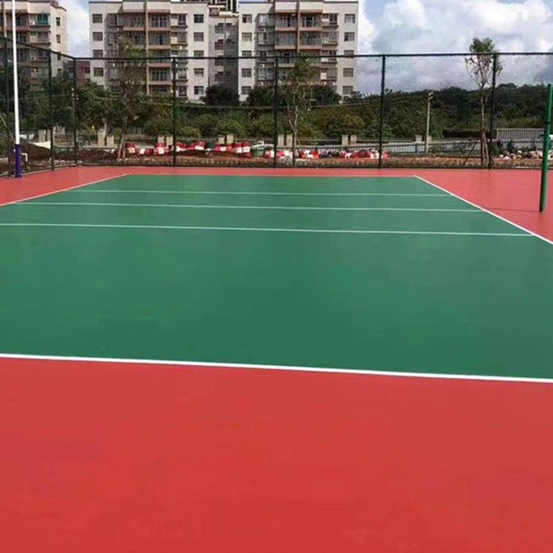 崇明丙烯酸球场造价 弹性丙烯酸球场施工工艺