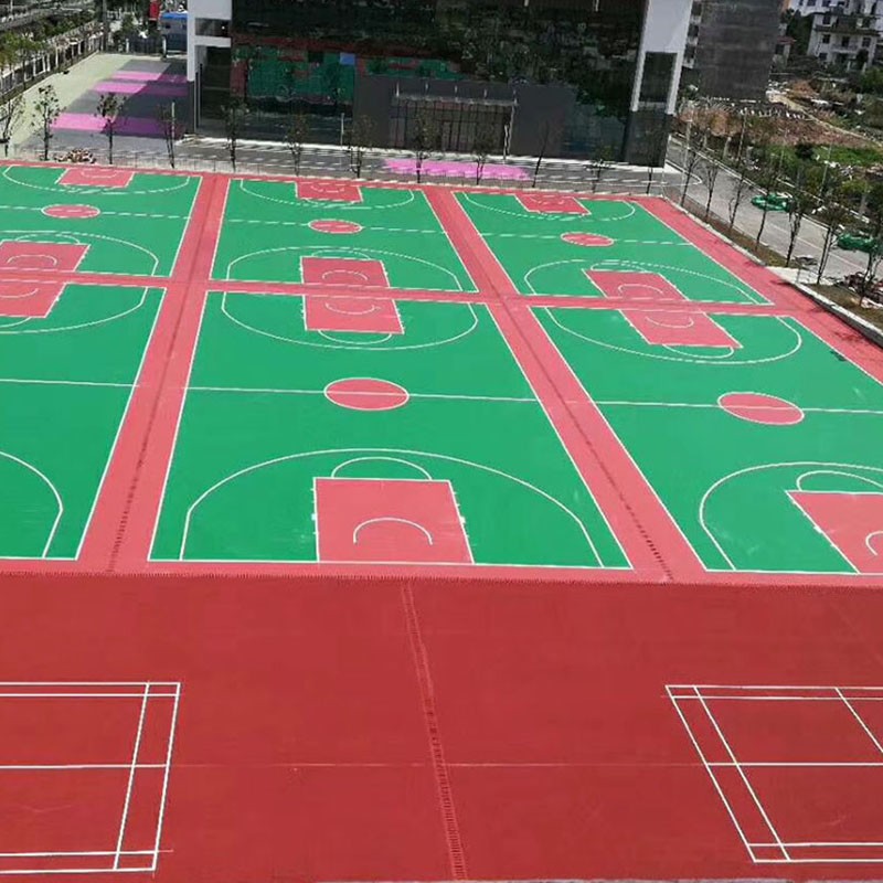 丙烯酸篮球场报价范本 丙烯酸篮球场工程大概需要多少钱