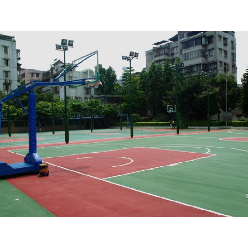 志高空调员工生活区篮球场建设