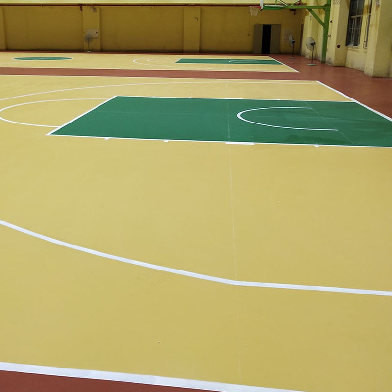 室内篮球场建设，室内塑胶篮球场施工建设厂家